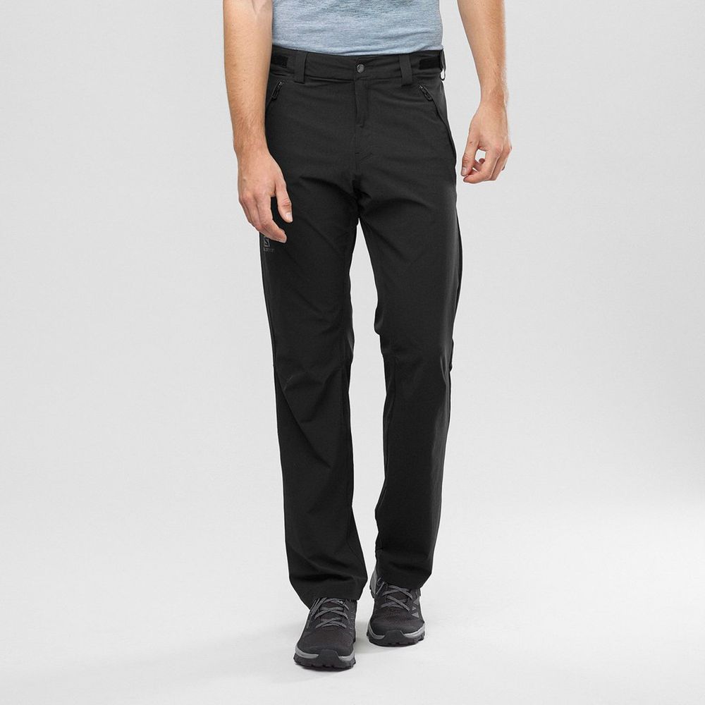 Pantalons Salomon Homme Noir - Salomon WAYFARER STRAIGHT - France (5873-DRTQJ)